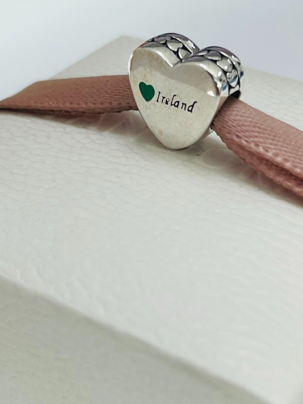 Pandora Ireland Heart Charm I Love Ireland Bead Pendant